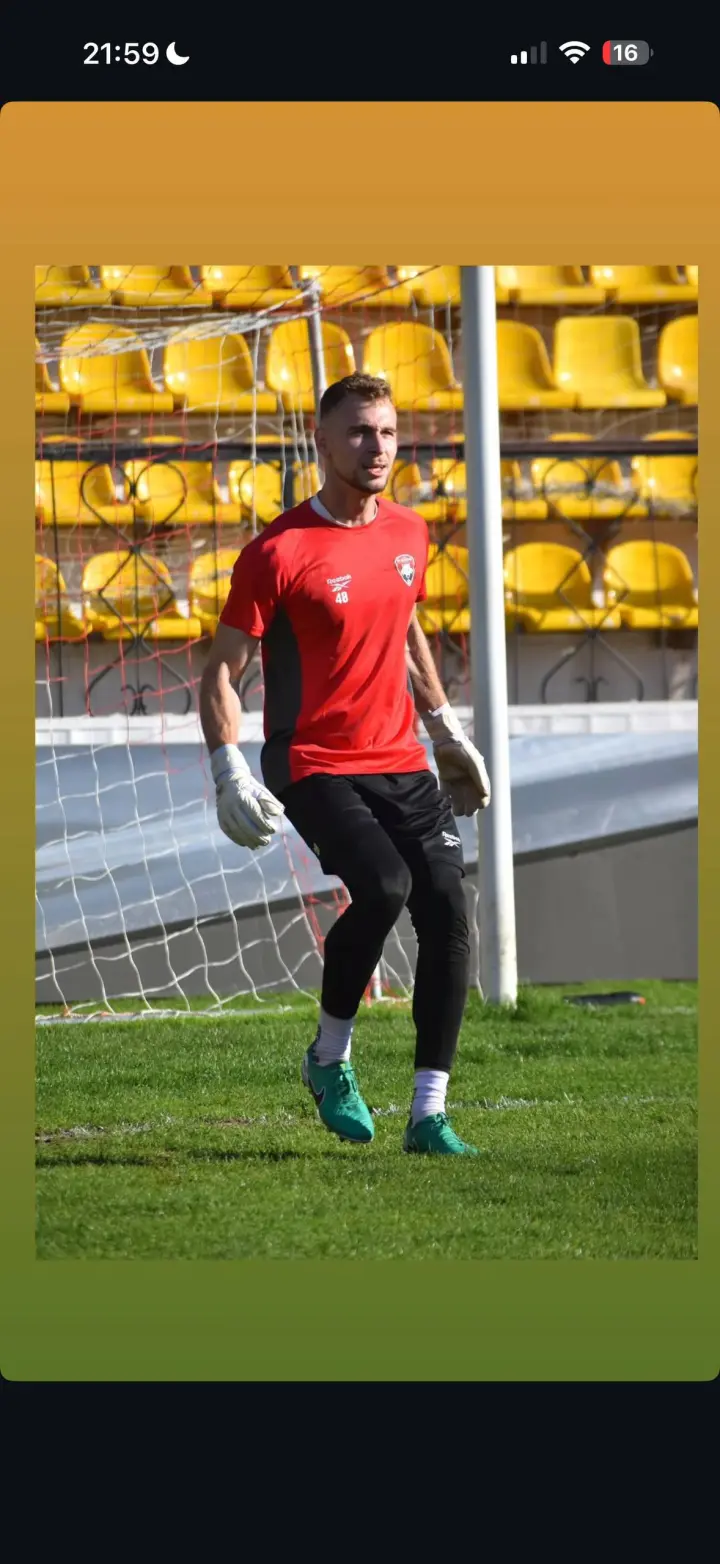 Adam Kováč wearing StayLocked grip socks